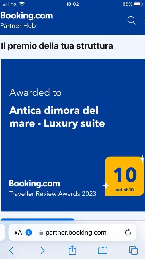 Antica Dimora Del Mare - Luxury Suite Diamante Kültér fotó